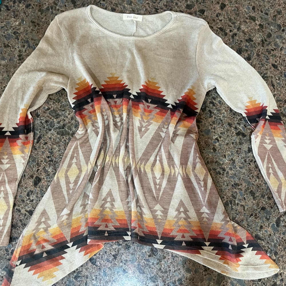Aztec long sleeve shirt